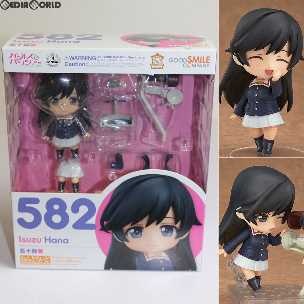 【中古即納】[FIG](再販)ねんどろいど 582 五十鈴華(いすずはな) ガールズ&パンツァー 完成品 可動フィギュア グッドスマイルカンパニー(20170728)