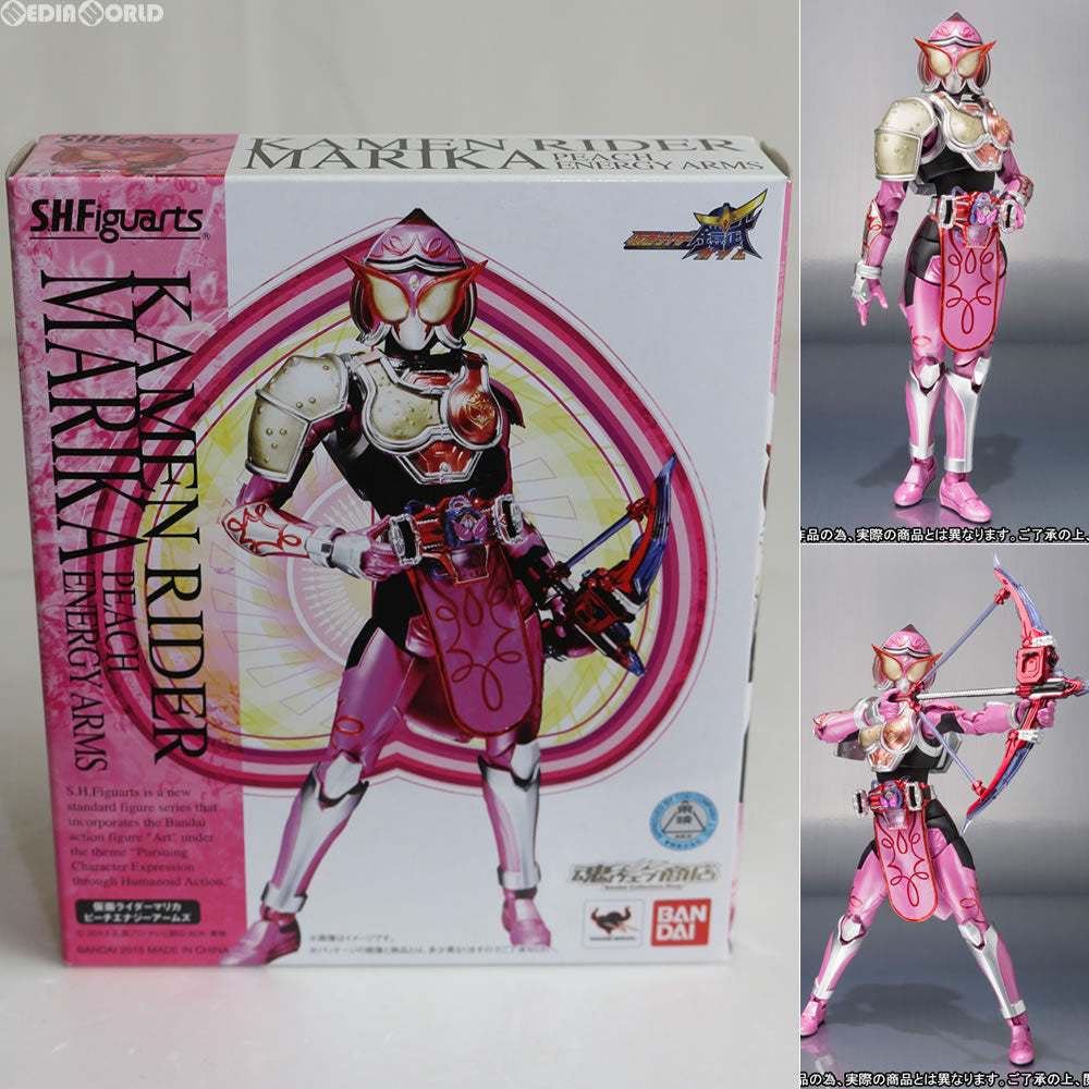 【中古即納】[FIG] 魂ウェブ商店限定 S.H.Figuarts(フィギュアーツ) 仮面ライダーマリカ ピーチエナジーアームズ 仮面ライダー鎧武 フィギュア バンダイ(20150716)