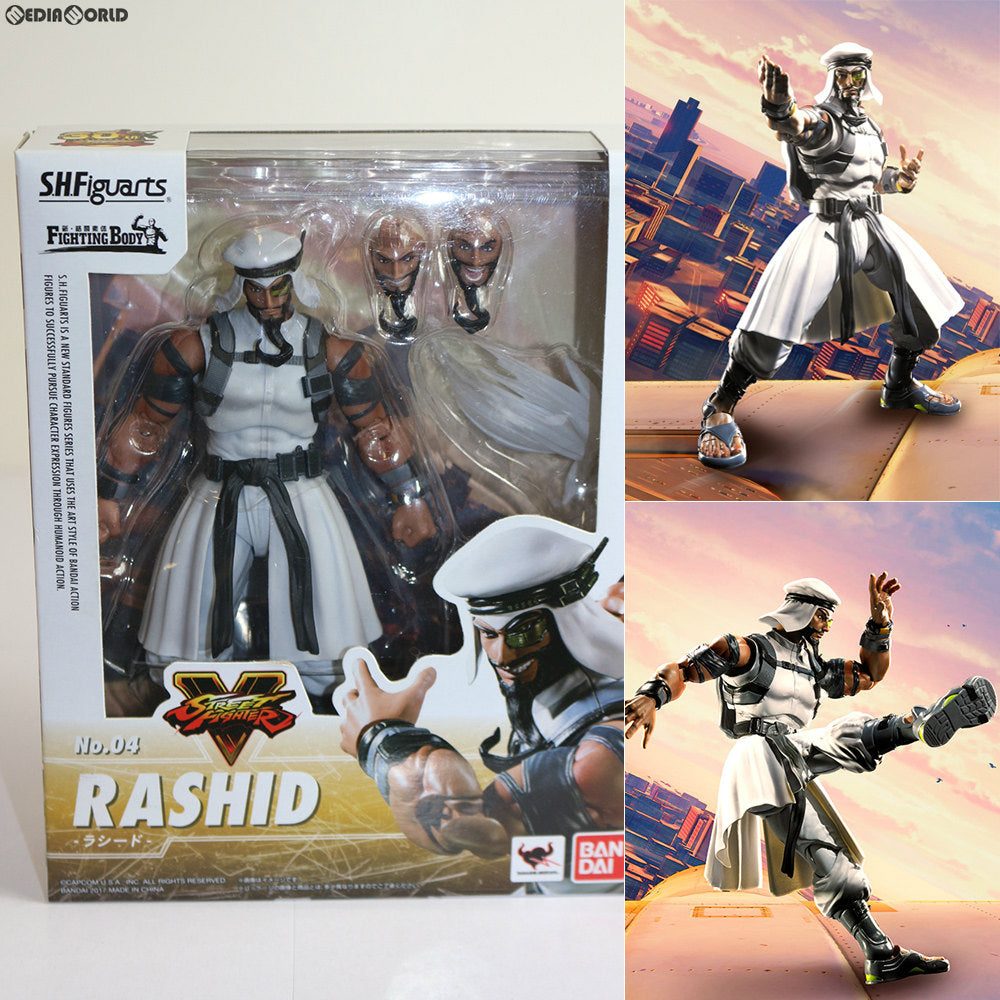 【中古即納】[FIG] S.H.Figuarts(フィギュアーツ) ラシード ストリートファイターV 完成品 フィギュア バンダイ(20170825)