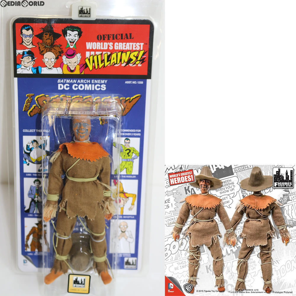 【中古即納】[FIG] ワールドグレイテストヒーローズ/ DCコミックス クレスゲ スタイル レトロ 8インチ アクションフィギュア シリーズ3 スケアクロウ フィギュアズトイ(20160229)