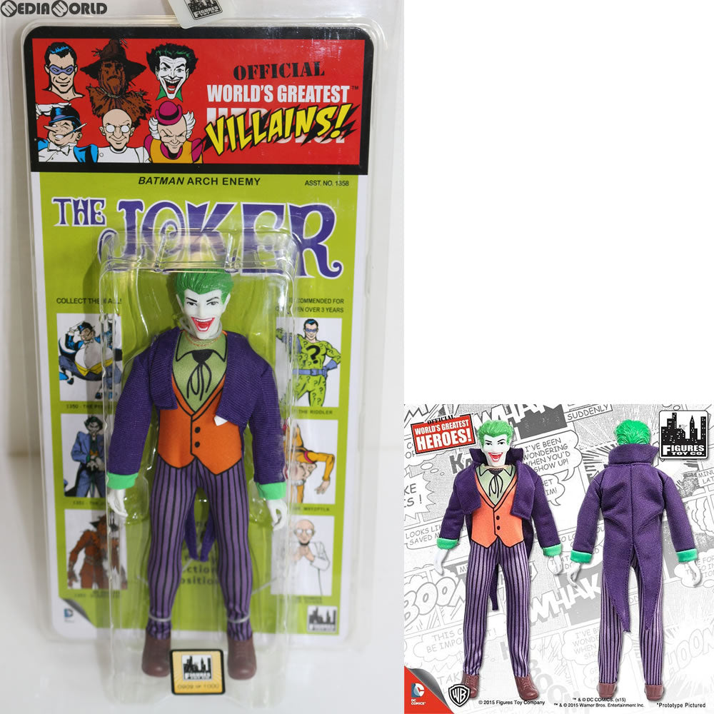 【中古即納】[FIG] ワールドグレイテストヒーローズ/ DCコミックス クレスゲ スタイル レトロ 8インチ アクションフィギュア シリーズ3 ジョーカー フィギュアズトイ(20160229)