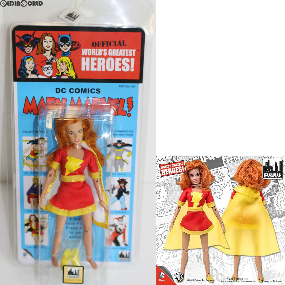 【中古即納】[FIG] ワールドグレイテストヒーローズ/ DCコミックス クレスゲ スタイル レトロ 8インチ アクションフィギュア シリーズ3 マリー・マーベル フィギュアズトイ(20160229)