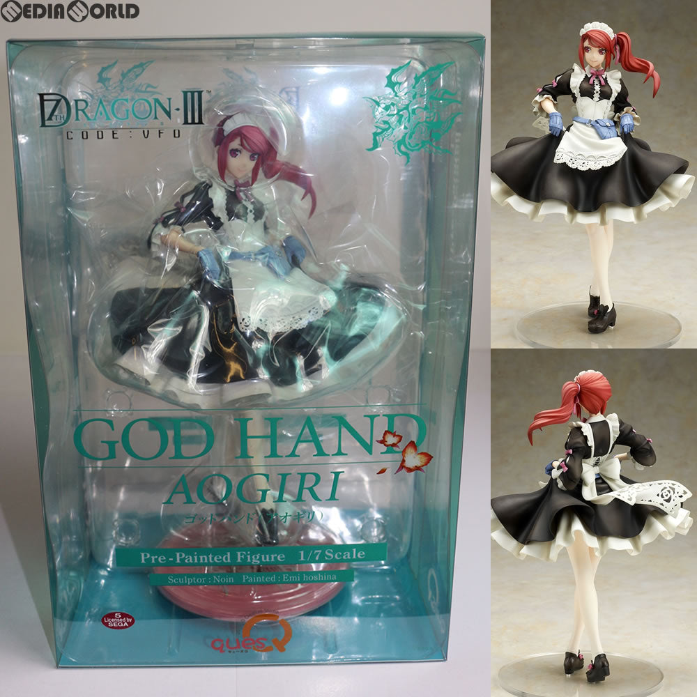 【中古即納】[FIG] ゴッドハンド(アオギリ) セブンスドラゴンIII code:VFD 1/7 完成品 フィギュア キューズQ(20171015)