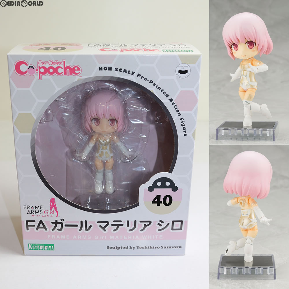 【中古即納】[FIG]キューポッシュ FAガール マテリア シロ フレームアームズ・ガール 完成品 可動フィギュア(AD056) コトブキヤ(20170826)