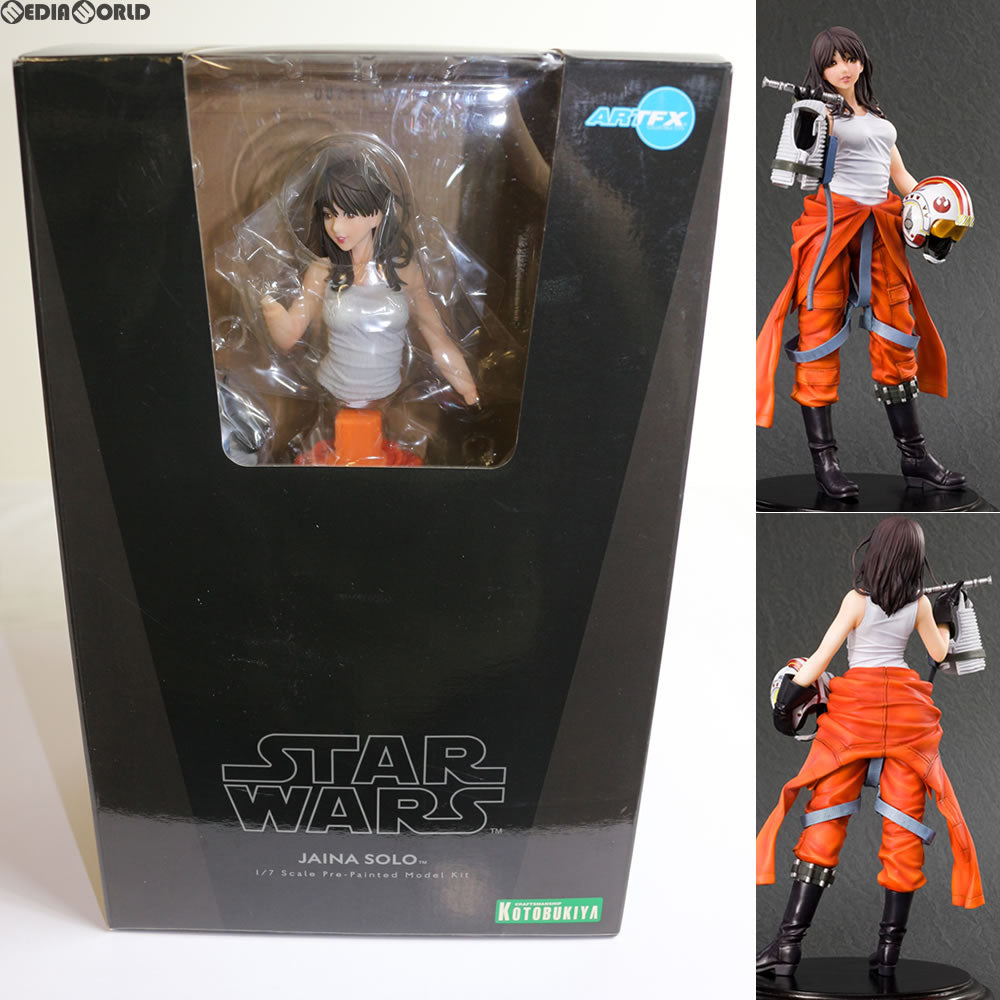 【中古即納】[FIG]ARTFX BISHOUJO ジェイナ・ソロ STAR WARS(スター・ウォーズ) エクスパンデッド・ユニバース 1/10 簡易組立キット フィギュア(SV67) コトブキヤ(20121128)