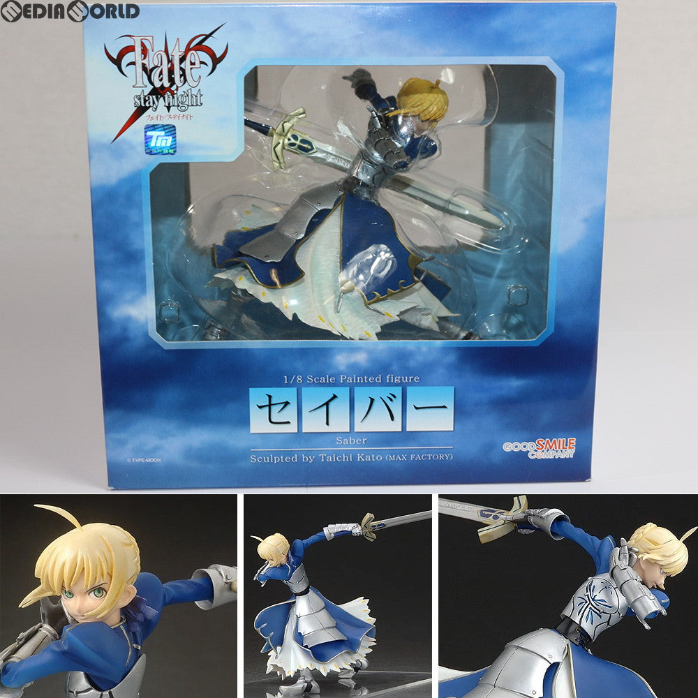 【中古即納】[FIG]セイバー Fate/stay night(フェイト/ステイナイト) 1/8 完成品 フィギュア グッドスマイルカンパニー(20050224)