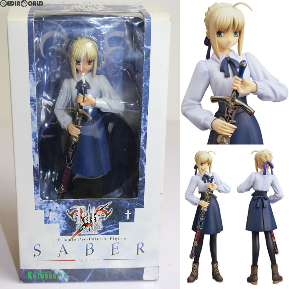 【中古即納】[FIG]セイバー Fate/stay night(フェイト/ステイナイト) 1/8 完成品 フィギュア(PP-26) コトブキヤ(20050224)