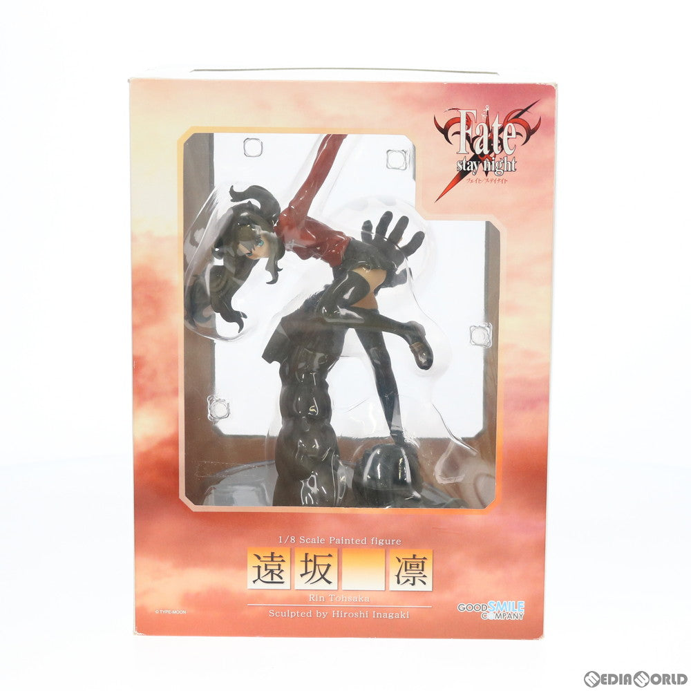 【中古即納】[FIG]遠坂凛(とおさかりん) Fate/stay night(フェイト/ステイナイト) 1/8 完成品 フィギュア グッドスマイルカンパニー(20050226)