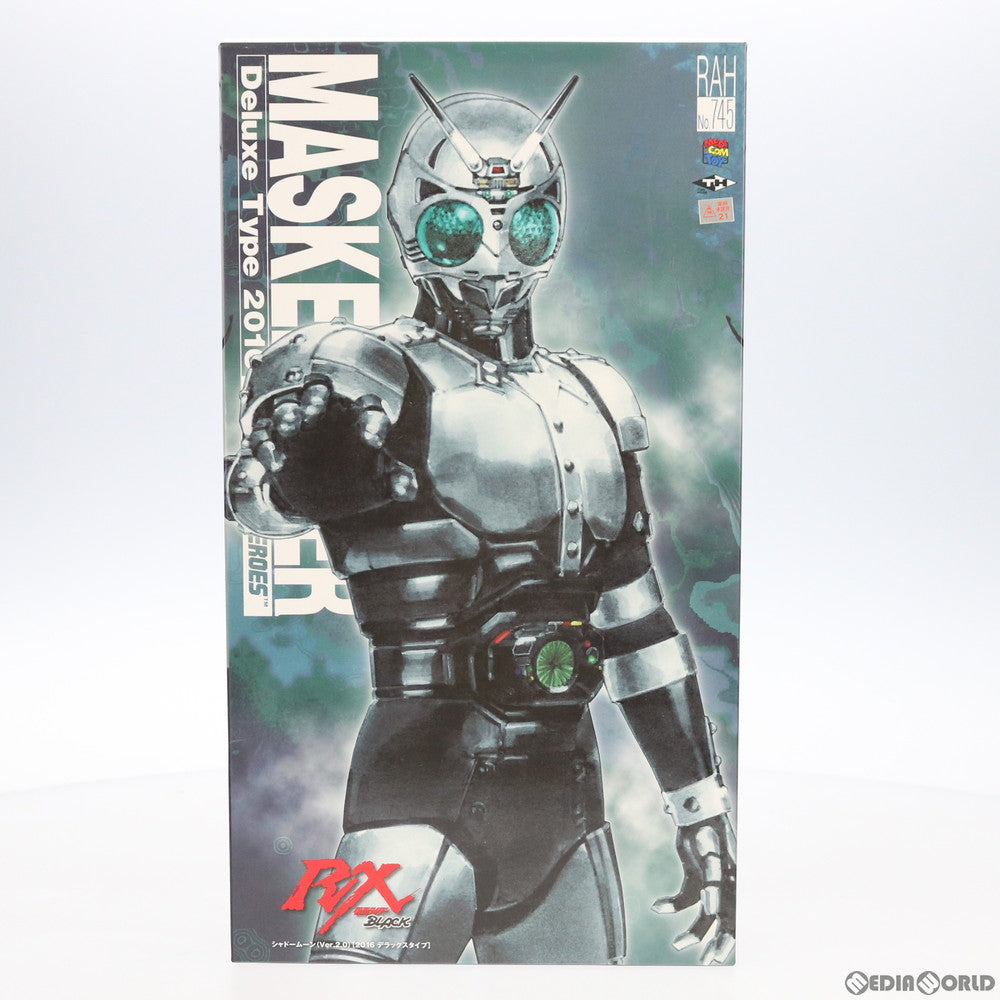 【中古即納】[FIG] リアルアクションヒーローズ No.745 RAH DX シャドームーン(Ver.2.0) 仮面ライダーBLACK RX 完成品 可動フィギュア タイムハウス/メディコム・トイ(20160831)