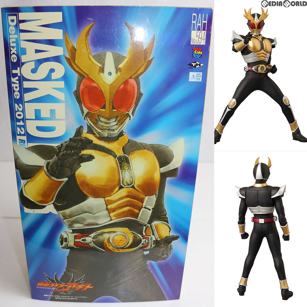 【中古即納】[FIG] リアルアクションヒーローズ No.594 RAH DX 仮面ライダーアギト グランドフォーム(リニューアルVer.) 完成品 フィギュア タイムハウス(メディコム・トイ) (20121228)