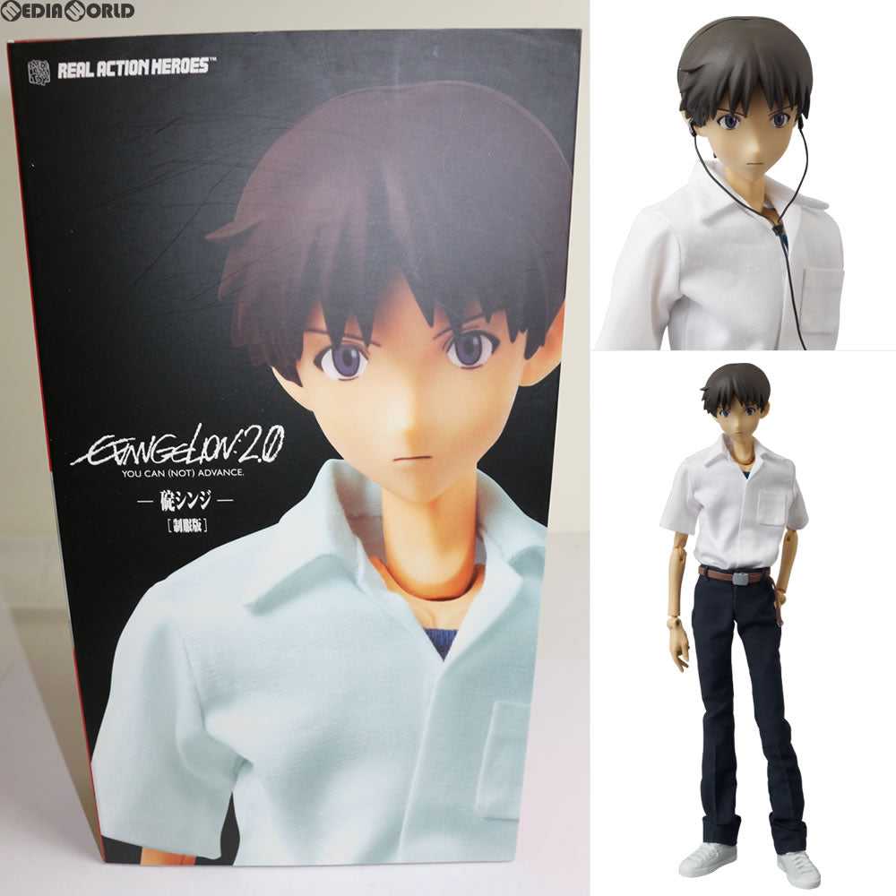 【中古即納】[FIG] リアルアクションヒーローズ No.584 RAH 碇シンジ(制服版) ヱヴァンゲリヲン新劇場版:破 完成品 フィギュア メディコム・トイ(20121031)