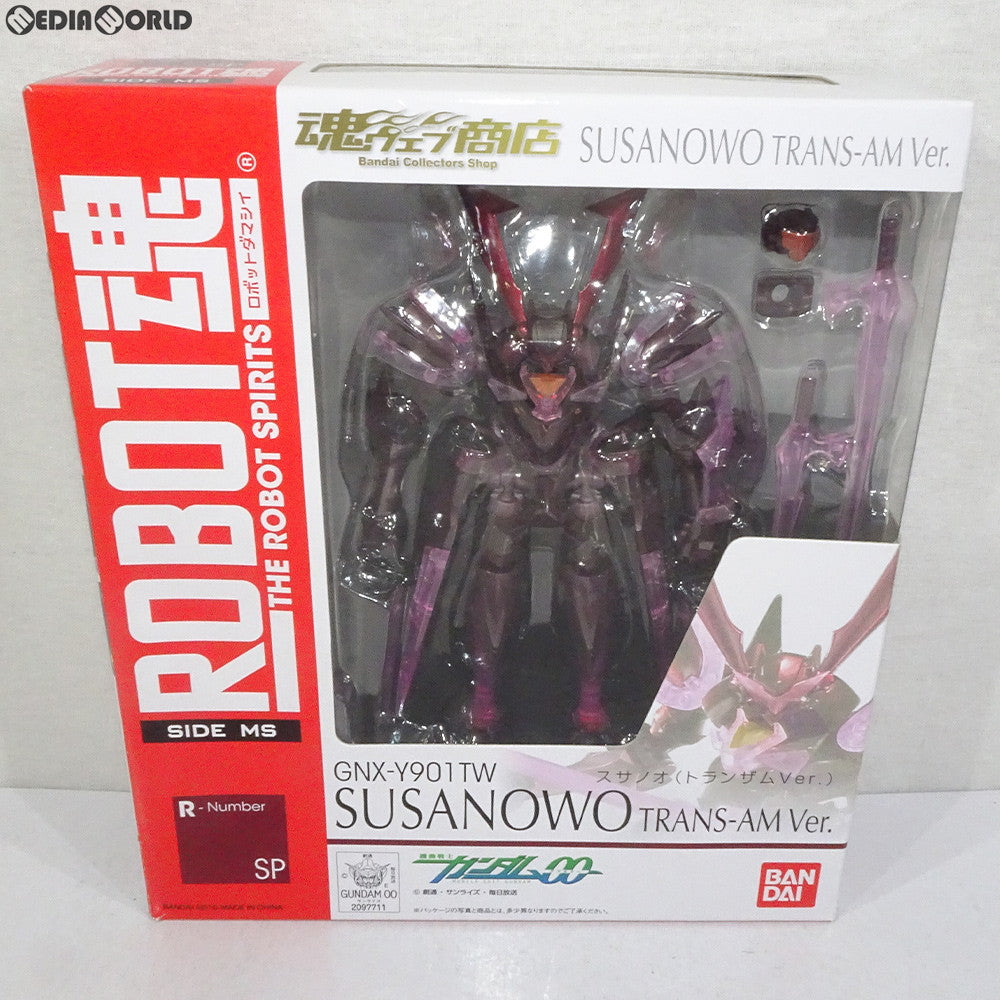 【中古即納】[FIG] 魂ウェブ商店限定 ROBOT魂(SIDE MS) スサノオ(トランザムVer.) 機動戦士ガンダム00(ダブルオー) 完成品 可動フィギュア バンダイ(20100521)