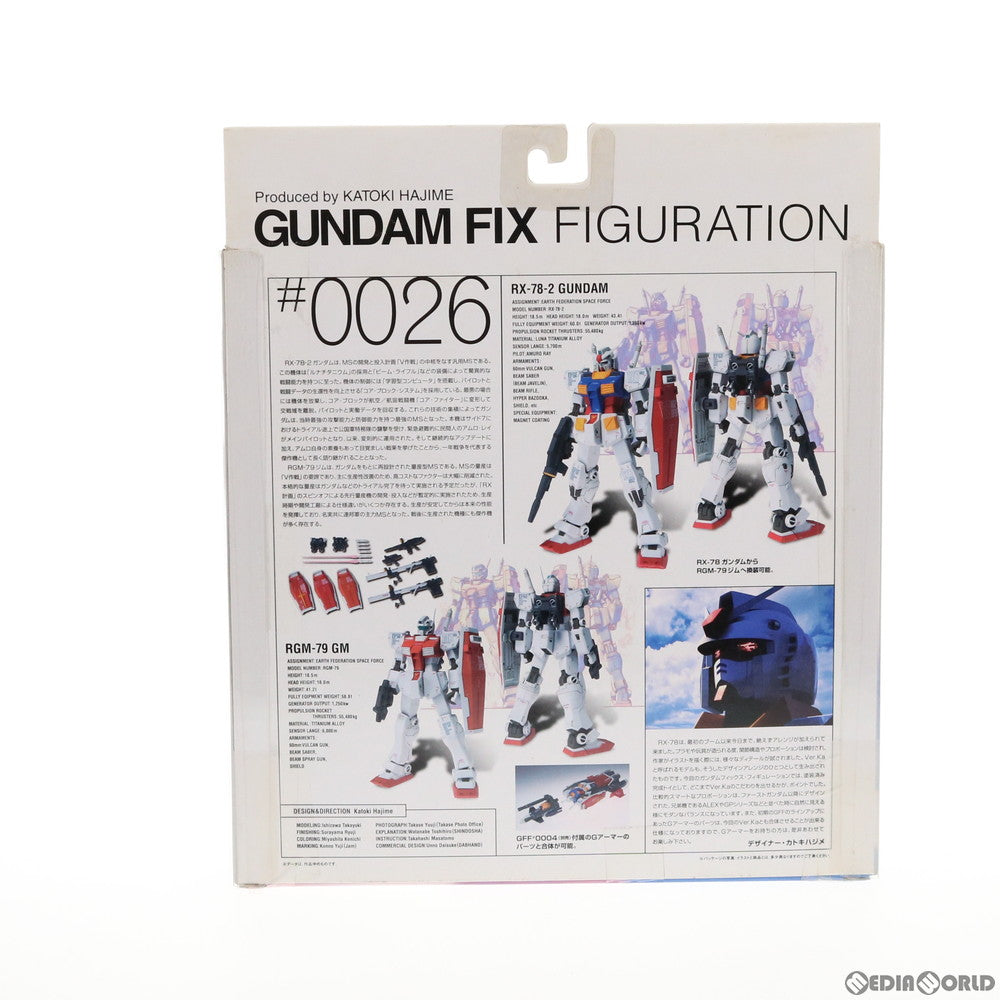 【中古即納】[FIG] GUNDAM FIX FIGURATION #0026 RX-78 ガンダム[RGM-79 ジム] Ver.Ka 機動戦士ガンダム 完成品 可動フィギュア バンダイ(20050801)