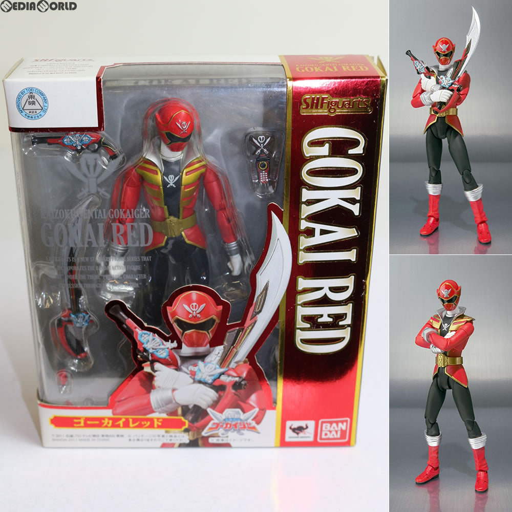 【中古即納】[FIG] S.H.Figuarts(フィギュアーツ) ゴーカイレッド 海賊戦隊ゴーカイジャー 完成品 フィギュア バンダイ(20110923)