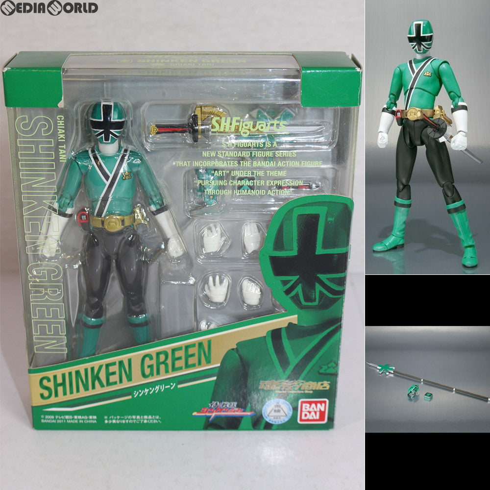 【中古即納】[FIG] 魂ウェブ商店限定 S.H.Figuarts(フィギュアーツ) シンケングリーン 侍戦隊シンケンジャー 完成品 可動フィギュア バンダイ(20110629)