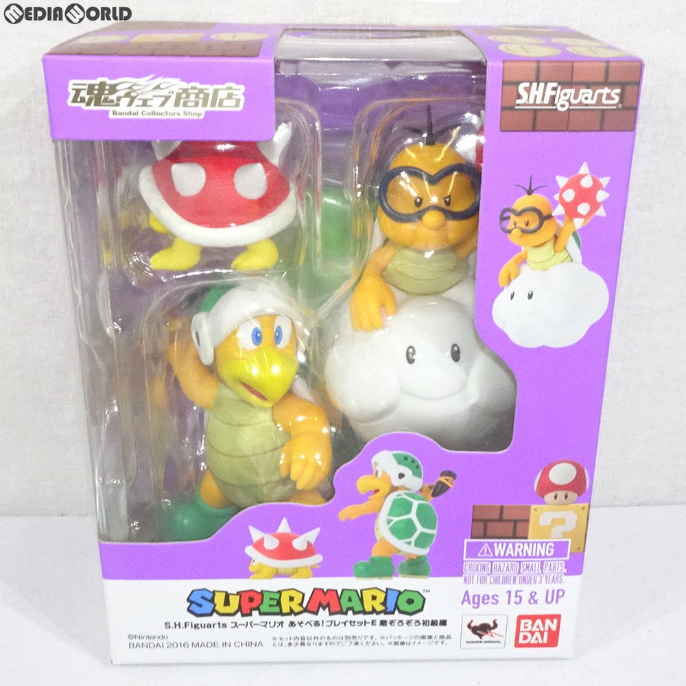 【中古即納】[FIG] 魂ウェブ商店限定 S.H.Figuarts(フィギュアーツ) スーパーマリオ あそべる!プレイセットE 敵ぞろぞろ初級編 スーパーマリオブラザーズ 完成品 フィギュア バンダイ(20160425)