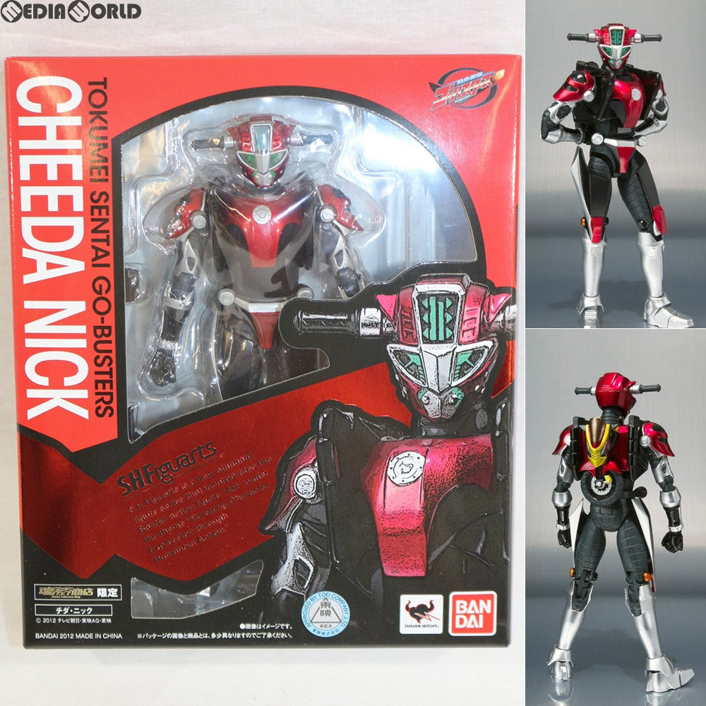 【中古即納】[FIG] 魂ウェブ商店限定 S.H.Figuarts(フィギュアーツ) チダ・ニック 特命戦隊ゴーバスターズ 完成品 可動フィギュア バンダイ(20121026)