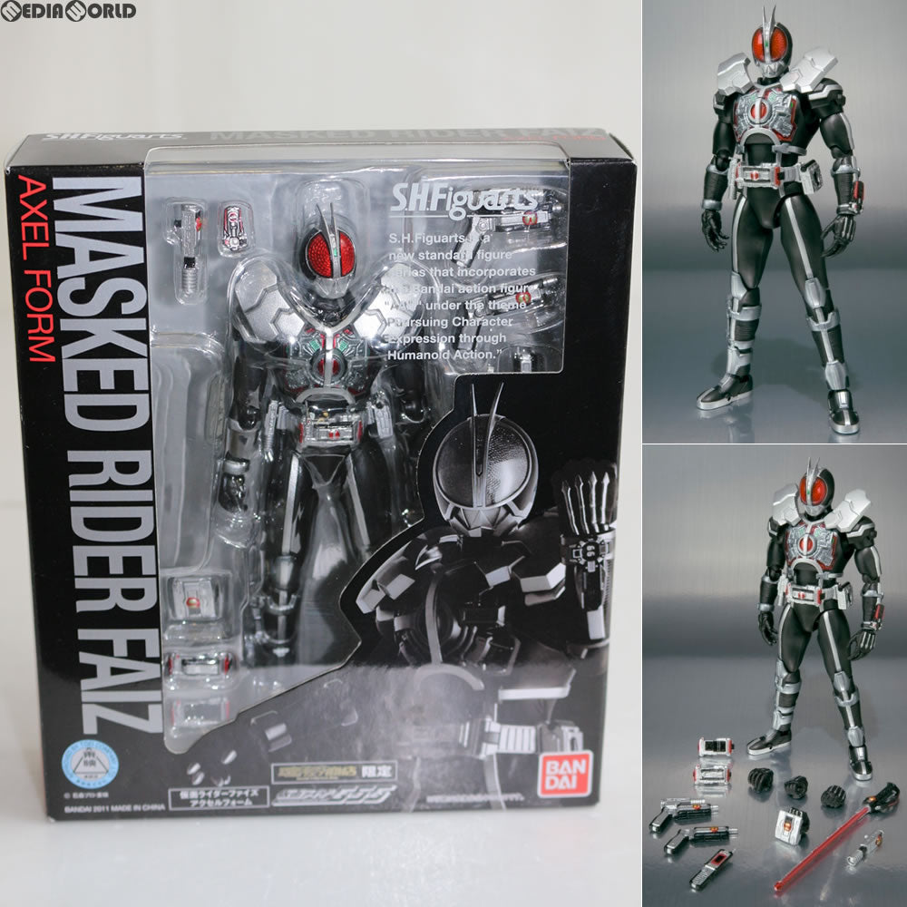 【中古即納】[FIG] 魂ウェブ商店限定 S.H.Figuarts(フィギュアーツ) 仮面ライダーファイズ アクセルフォーム 仮面ライダー555(ファイズ) 完成品 フィギュア バンダイ(20110710)