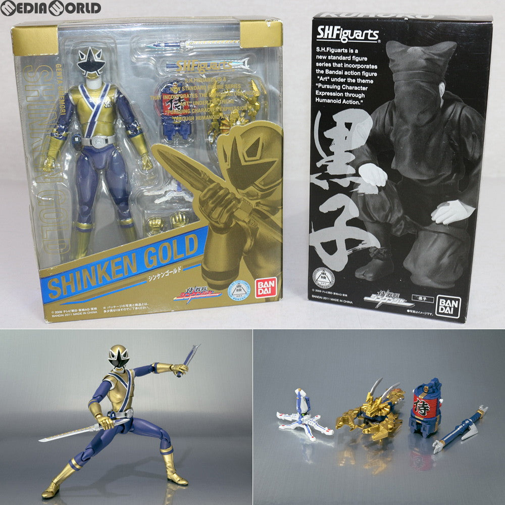 【中古即納】[FIG] 初回特典付属 S.H.Figuarts(フィギュアーツ) シンケンゴールド 侍戦隊シンケンジャー 完成品 可動フィギュア バンダイ(20110326)