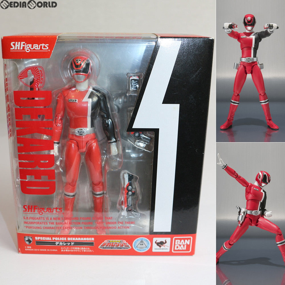 【中古即納】[FIG] S.H.Figuarts(フィギュアーツ) デカレッド 特捜戦隊デカレンジャー 完成品 可動フィギュア バンダイ(20120630)
