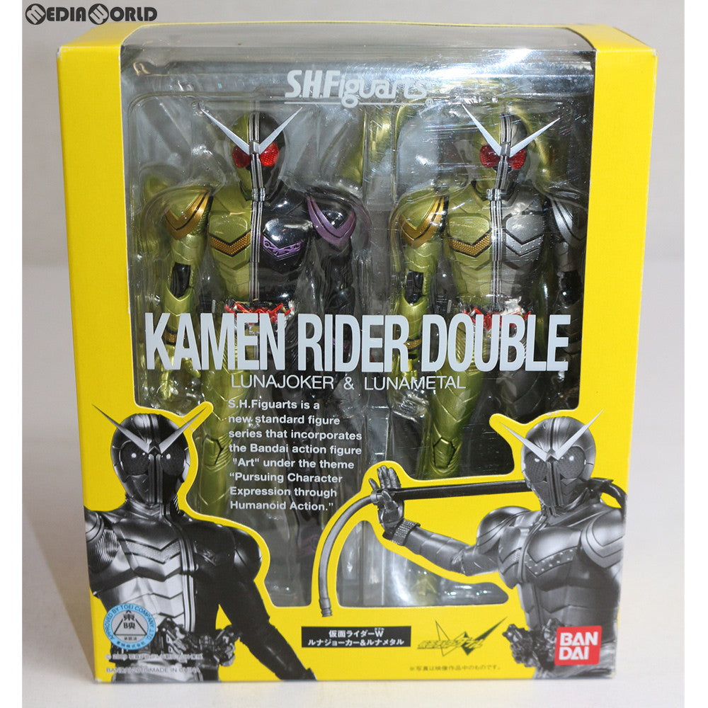 【中古即納】[FIG] S.H.Figuarts(フィギュアーツ) 仮面ライダーW(ダブル) ルナジョーカー&ルナメタル 完成品 可動フィギュア バンダイ(20100717)