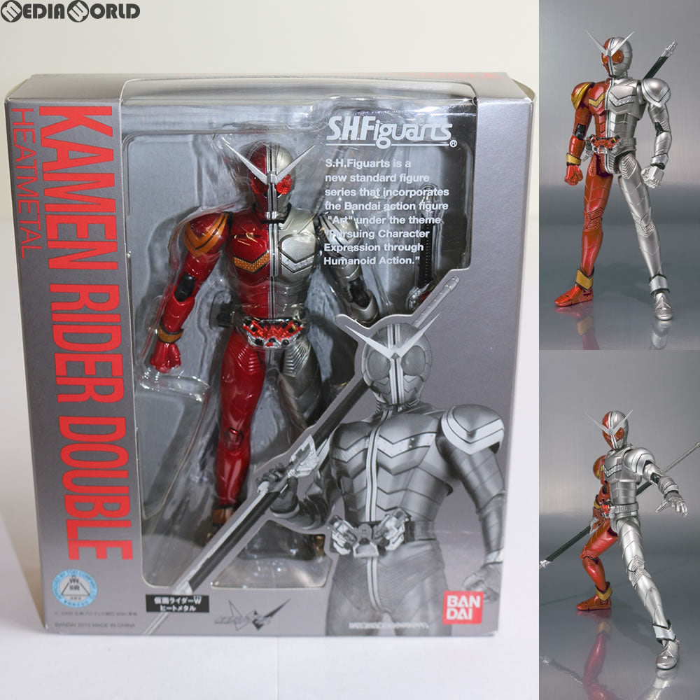 【中古即納】[箱難あり][FIG] S.H.Figuarts(フィギュアーツ) 仮面ライダーW(ダブル) ヒートメタル 完成品 可動フィギュア バンダイ(20100320)