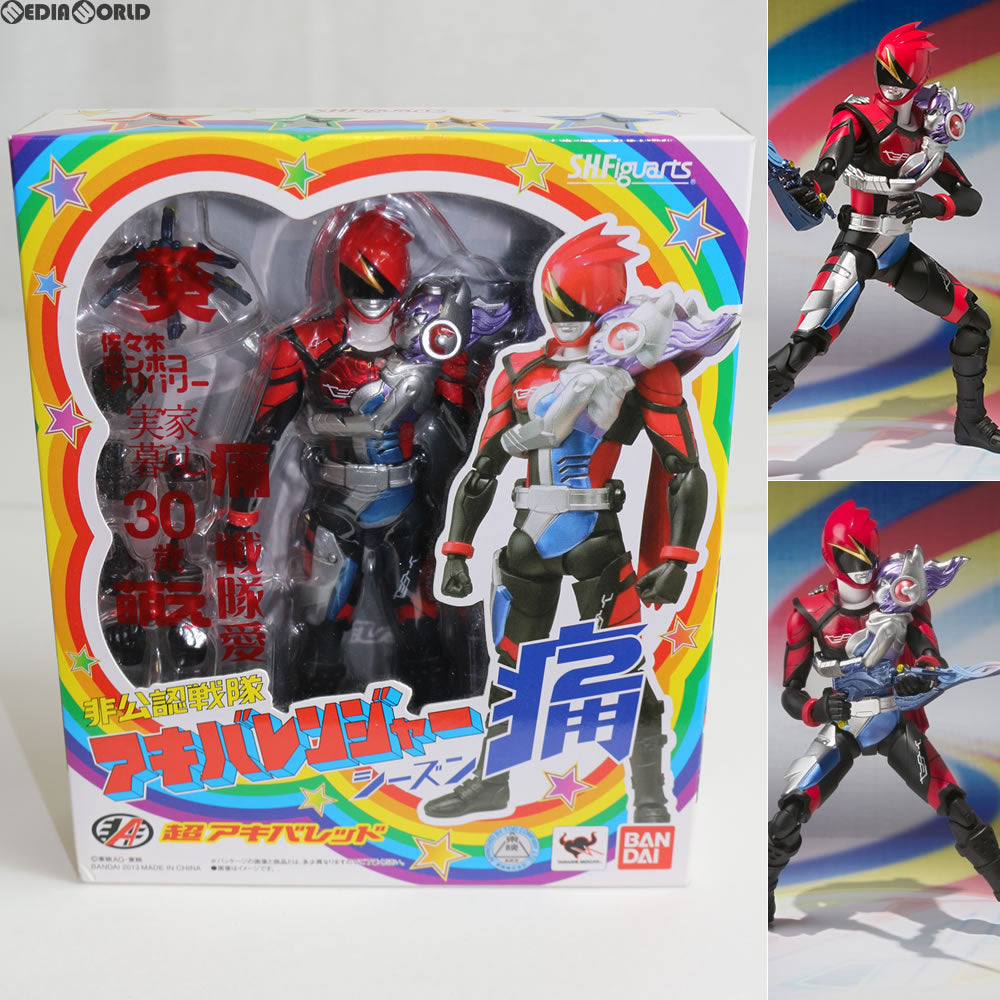 【中古即納】[FIG] S.H.Figuarts(フィギュアーツ) 超アキバレッド 非公認戦隊アキバレンジャー シーズン痛 完成品 可動フィギュア バンダイ(20130622)