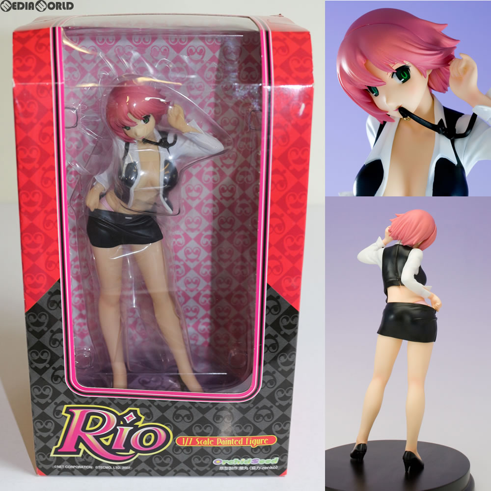 【中古即納】[FIG] Rio(リオ) Super Black Jack(スーパーブラックジャック) 1/7 完成品 フィギュア オーキッドシード(20080112)