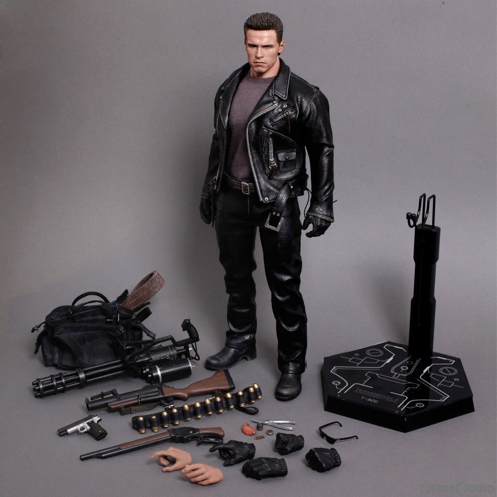 【中古即納】[FIG] ムービー・マスターピース DX T-800 ターミネーター2 1/6 完成品 可動フィギュア(DX #10) ホットトイズ/サイドショウ(20121121)