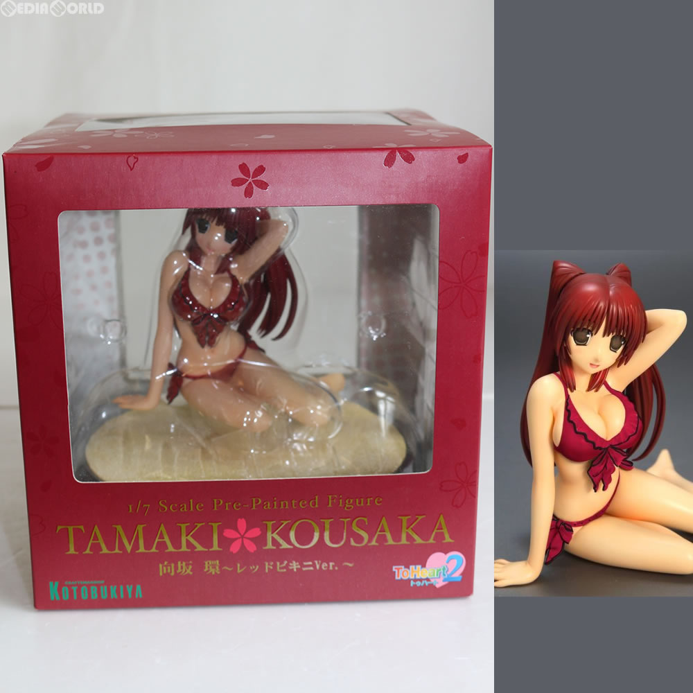 【中古即納】[FIG]向坂環(こうさかたまき) レッドビキニVer. To Heart 2(トゥハート2) 宮沢模型流通限定 1/7完成品 フィギュア コトブキヤ(20061219)