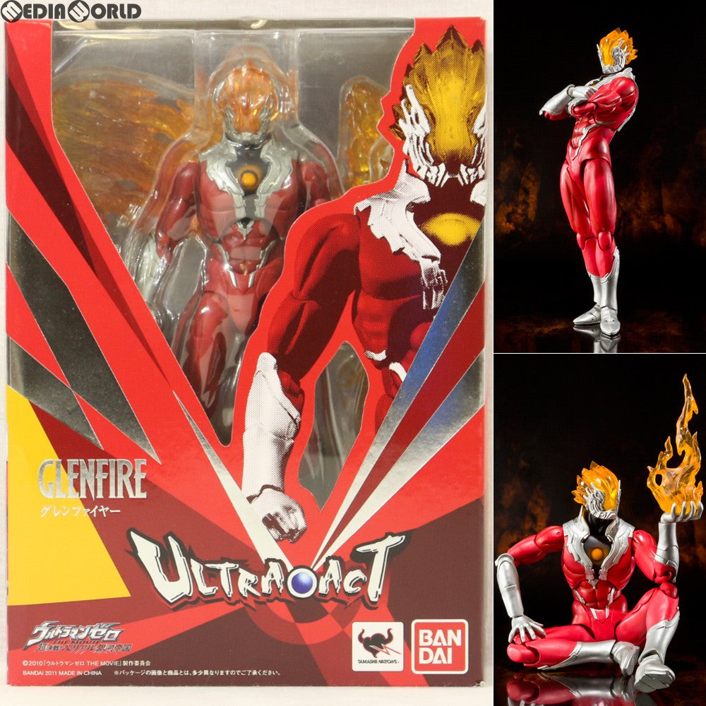 【中古即納】[FIG] ULTRA-ACT(ウルトラアクト) グレンファイヤー ウルトラマンゼロ 完成品 可動フィギュア バンダイ(20110917)