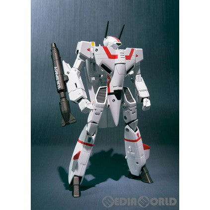【中古即納】[FIG] VF HI-METAL VF-1J バルキリー(一条輝機) 超時空要塞マクロス 1/100 完成品 可動フィギュア バンダイ(20100626)