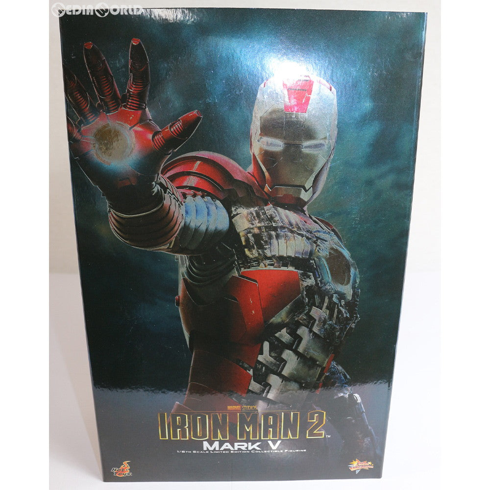 【中古即納】[FIG] ムービー・マスターピース アイアンマン・マーク5 アイアンマン2 1/6 完成品 可動フィギュア(MM#145) ホットトイズ(20110916)