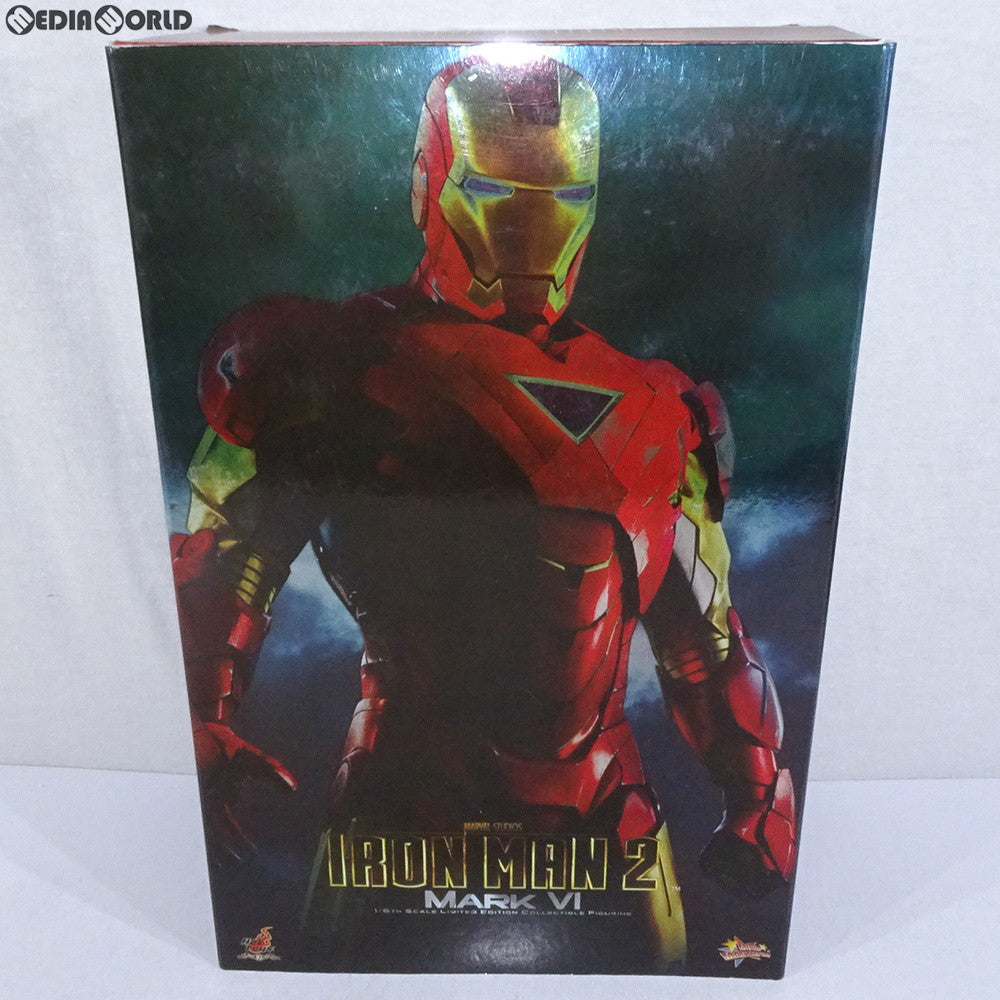 【中古即納】[FIG] ムービー・マスターピース アイアンマン・マーク6 アイアンマン2 1/6 完成品 可動フィギュア(MM#132) ホットトイズ(20110331)