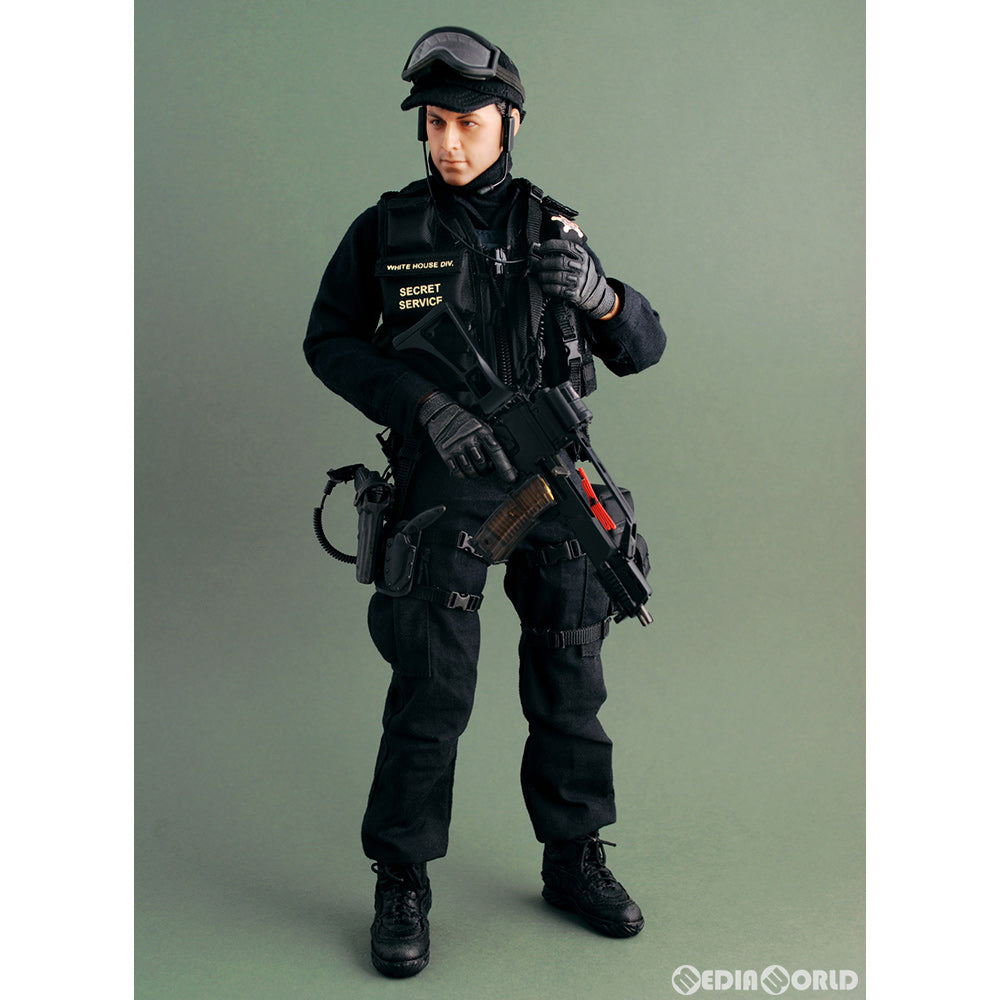 【中古即納】[FIG] ホットトイズ・ミリタリー アメリカ合衆国 シークレットサービス 緊急対応部隊 男性隊員(G36Cライフル付属) 1/6 完成品 可動フィギュア(M/SF/081035) ホットトイズ(20090131)