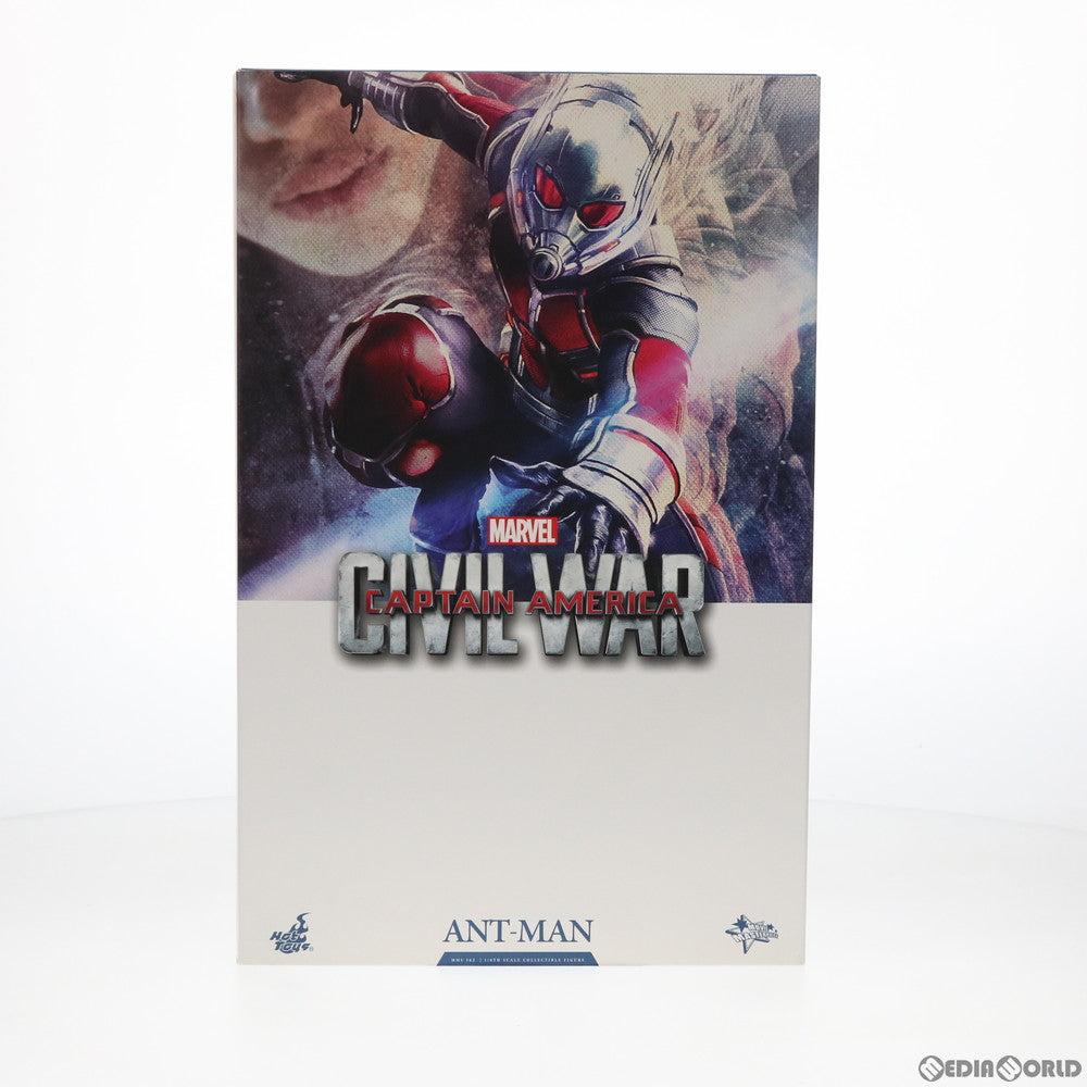 【中古即納】[FIG] ムービー・マスターピース アントマン シビル・ウォー/キャプテン・アメリカ 1/6 完成品 可動フィギュア ホットトイズ(20161231)
