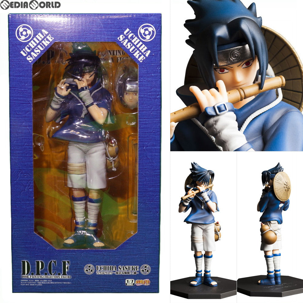 【中古即納】[FIG] DOOR PAINTING COLLECTION FIGURE うちはサスケ -蘇る写輪眼編- NARUTO -ナルト- 1/7 完成品 フィギュア プレックス(20131103)