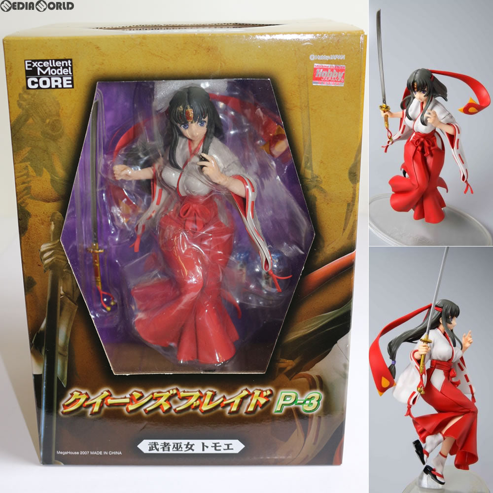 【中古即納】[FIG] エクセレントモデルCORE 武者巫女トモエ クイーンズブレイドP-3 完成品 フィギュア メガハウス(20070902)