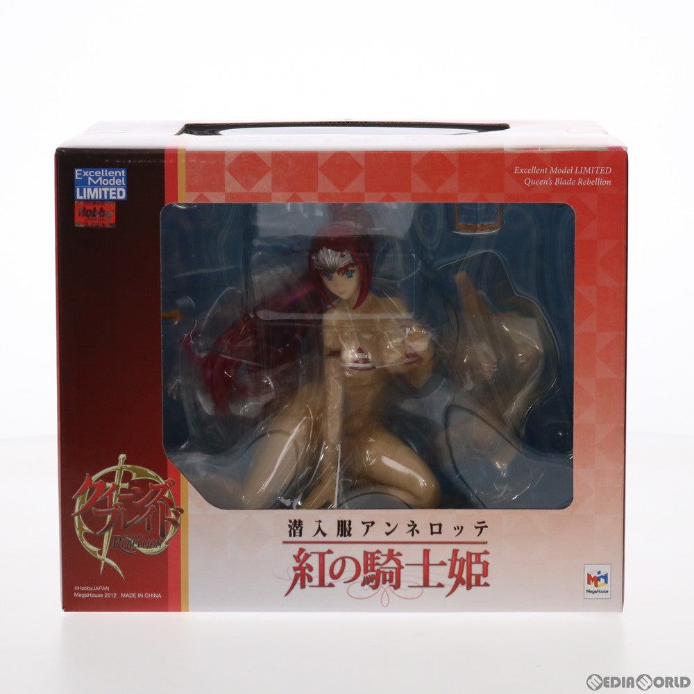 【中古即納】[未開封][FIG]ほびーちゃんねる限定 エクセレントモデルLIMITED 潜入服アンネロッテ 紅の騎士姫 クイーンズブレイド リベリオン 1/8 完成品 フィギュア メガハウス(20120330)