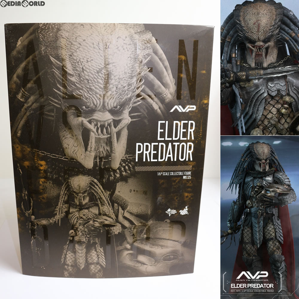 【中古即納】[FIG] ムービー・マスターピース エルダー・プレデター(2.0版) AVP エイリアンVSプレデター 1/6スケールフィギュア(MM#325) ホットトイズ(20160729)