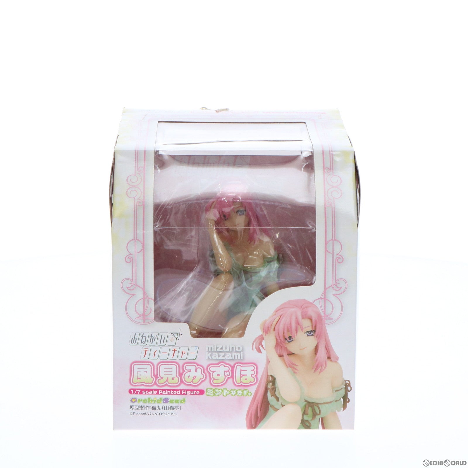 【中古即納】[FIG] 風見みずほ(かざみみずほ) ミントver. おねがい☆ティーチャー 1/7 完成品 フィギュア オーキッドシード(20090603)