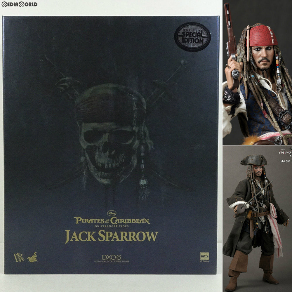 【中古即納】[FIG] ムービー・マスターピース DX ジャック・スパロウ パイレーツ・オブ・カリビアン/生命の泉 1/6スケール 可動フィギュア(DX#06) ホットトイズ(20111213)
