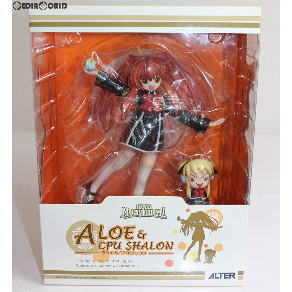 【中古即納】[FIG]アロエ&CPUシャロン クイズマジックアカデミー 1/8 完成品 フィギュア アルター(20080305)