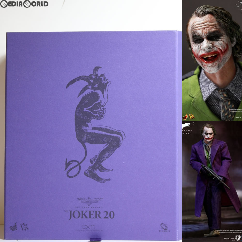 【中古即納】[FIG] ムービー・マスターピース DX ジョーカー(2.0版) ダークナイト 1/6スケールフィギュア(DX#11) ホットトイズ(20130228)