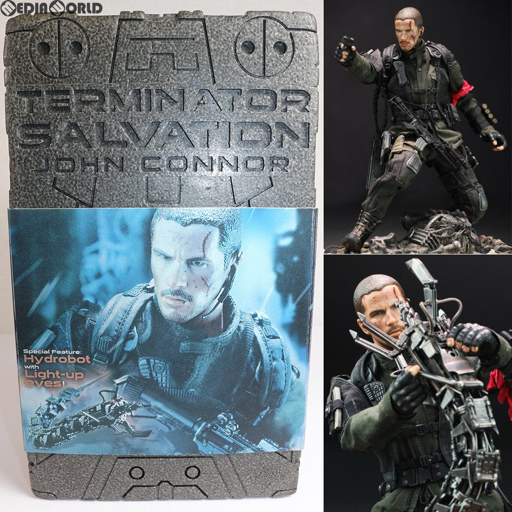 【中古即納】[FIG] ムービー・マスターピース ジョン・コナー(VSハイドロボット版) ターミネーター4 1/6 完成品 可動フィギュア(MM#111) ホットトイズ(20100131)