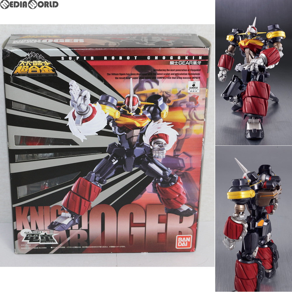 【中古即納】[TOY] スーパーロボット超合金 騎士GEAR 凰牙(ナイトギアオウガ) GEAR戦士電童(ギアファイターでんどう) 完成トイ バンダイ(20110325)