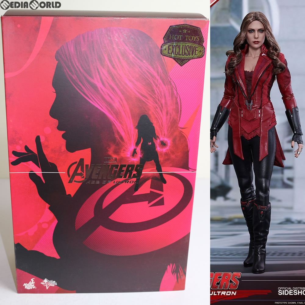 【中古即納】[FIG] MARVEL原宿ポップアップストア限定 ムービー・マスターピース スカーレット・ウィッチ(ニュー・アベンジャーズ版) アベンジャーズ/エイジ・オブ・ウルトロン 1/6スケールフィギュア(MM#357) ホットトイズ(20160429)