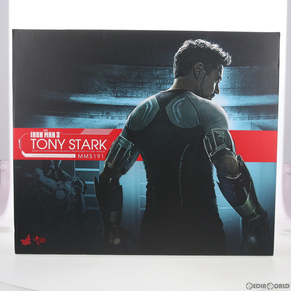 【中古即納】[FIG] ムービー・マスターピース トニー・スターク(開発作業版) アイアンマン3 1/6 完成品 可動フィギュア(MM#191) ホットトイズ(20130911)