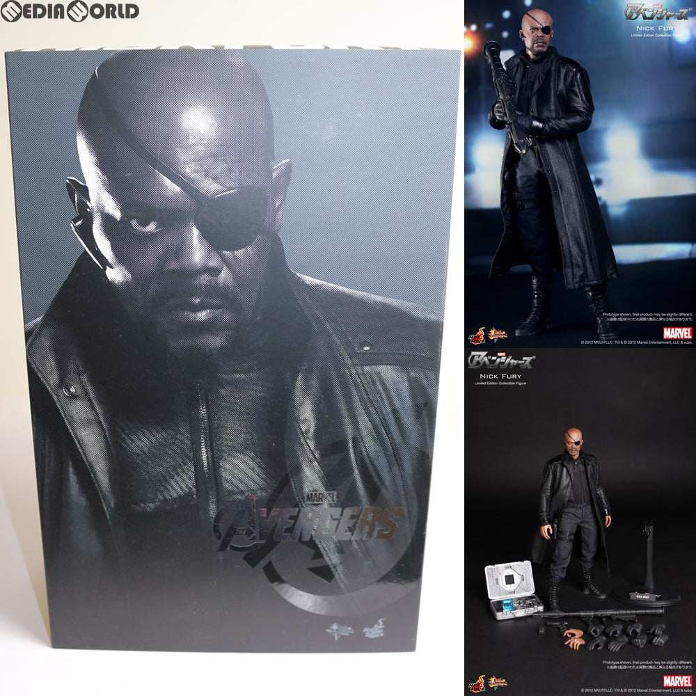 【中古即納】[FIG] ムービー・マスターピース ニック・フューリー アベンジャーズ 1/6 完成品 可動フィギュア(MM#169) ホットトイズ(20120812)
