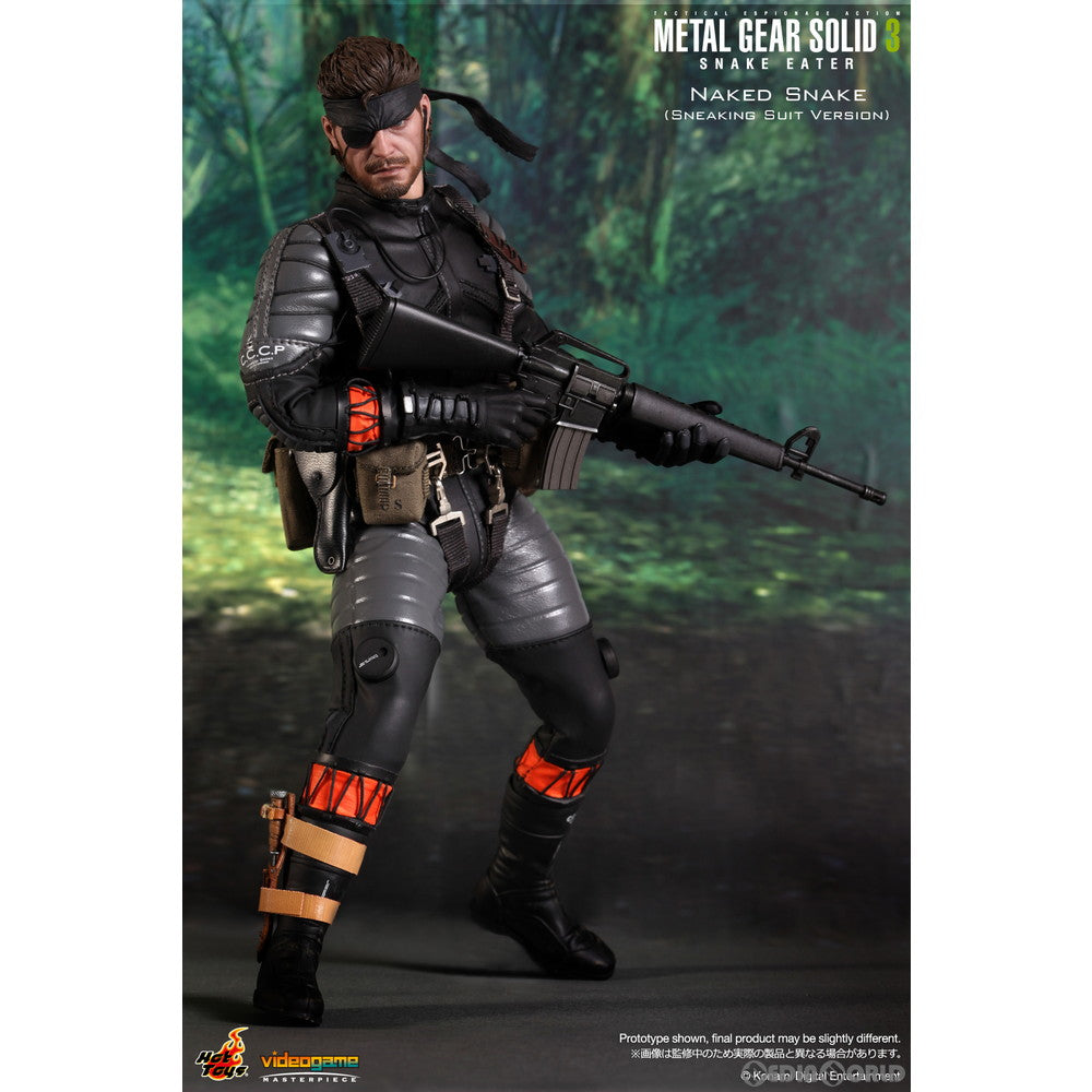 【中古即納】[FIG] ビデオゲーム・マスターピース ネイキッド・スネーク(スニーキング・スーツ版) メタルギア ソリッド3 スネークイーター 1/6 完成品 可動フィギュア(VGM#15) ホットトイズ(20121121)